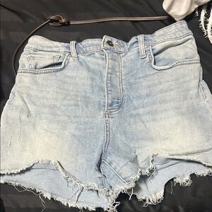 Light Blue Denim Women Shorts